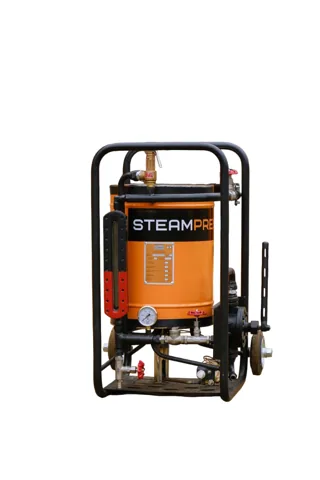STEAMPRESSOR mini — модель для разморозки труб и локальных задач, лёгкий корпус, простота транспортировки и эксплуатации
