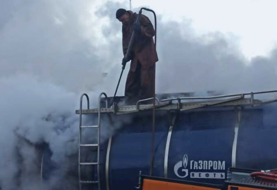 Пропарка трюма судна парогенератором