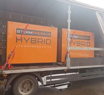 Отгрузка двух парогенераторов STEAMPRESSOR HYBRID